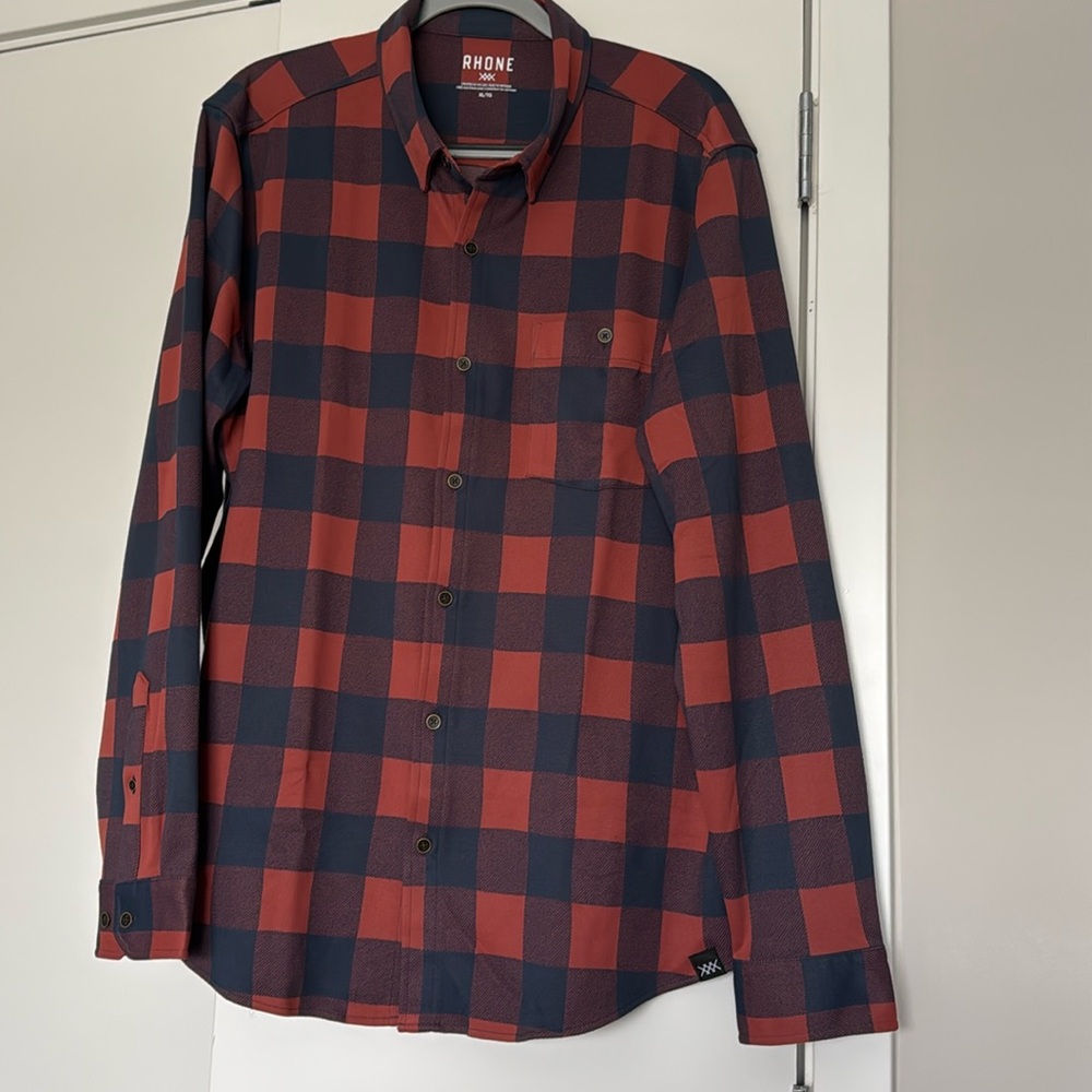 Rhone Hardy Flannel Shirt, XL